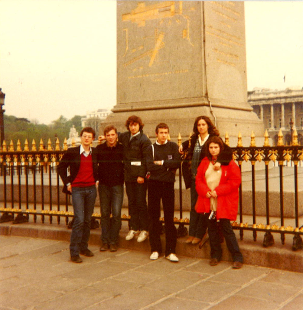 Gita a Parigi Classe V B 1981